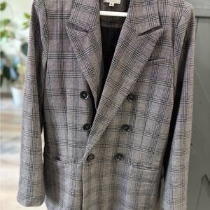 By Together Gray Plaid Women's Blazer